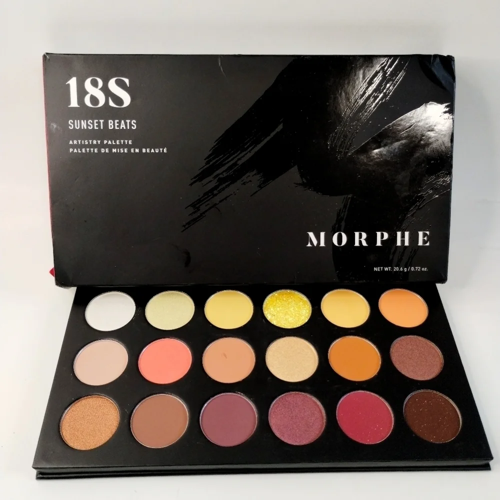 MORPHE 18S‎ Sunset Beats Artistry Eyeshadow Palette FREE Brush DISCONTINUED